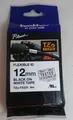 Brother - P-Touch Flexible ID - 12mmx8m Schwarz auf Weiß - NEU (P039)