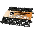 BigDean Rasengitter Kunststoff 10 Stück a 50 x 50 x 4 cm - 16 t/m² belastbar & befahrbar Paddockplatten in schwarz (2,5 m²)