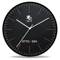 Moderne Otto Kern Design Wanduhr 30 cm geräuscharmes japanisches Uhrwerk