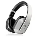 August EP650 - Bluetooth Kopfhörer v4.2 NFC mit aptX Low Latency - Stereo Over Ear Headphones Audio App kabellose Kopfhörer mit Mikrofon für Freisprecher tiefer Bass 15h Akku (Silber)