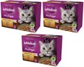 Whiskas Pure Delight Nassfutter für Katzen Portionsbeutel Geflügel 3x12x85 g