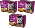 Whiskas Pure Delight Nassfutter für Katzen Portionsbeutel Geflügel 3x12x85 g