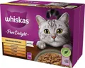 12x85g WHISKAS Nassfutter MIX Geflügel Geschmacks in Gelee für adulte Katzen
