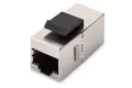 Keystone-Kupplung Cat 6 geschirmt 2x RJ45 250MHz 1GBase-T Metall DIGITUS