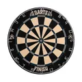 HOME DELUXE - Dartscheibe Finish - Maße: 45 x 45 x 4 cm, Farbe: Schwarz, Grau, Blau, inkl. 6 Darpfeilen und Aufhängung I Dartboard Wurfscheibe Dartpfeile