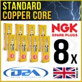 8x NGK DCPR9E (2641) Standard Zuendkerze For MASERATI GHIBLI 2.0 92-->