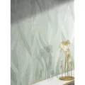 Marburg Vliestapete Wave, geprägt, matt, Wellenmuster moderne Tapete für Wohnzimmer Schlafzimmer Küche grün
