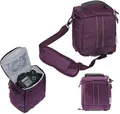 Navitech Lila DSLR SLR Kamera Tasche Kompatibel mit dem Nikon D90 SLR Digital Camera