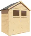 Bertilo Gerätehaus Sylt 1/2/3 - 14 mm naturbelassen Sylt 1 180x121 cm