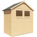 Bertilo Gerätehaus Sylt 1/2/3 - 14 mm naturbelassen Sylt 1 180x121 cm - Naturbelassen