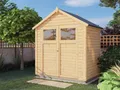 Gartenhaus Sylta 1 14 mm natur Gerätehaus Geräteschuppen Holz Satteldach
