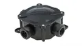 Puszka n/t hermetyczna PH PG16 75x75x33 5x4mm2 IP67 czarna A.0035C