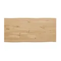 Tischplatte Eiche mit Live Edge Kante 1450 x 700 x 26 mm