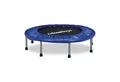 relaxdays Fitnesstrampolin Indoor Trampolin Ø 95 cm, blau, 95 cm