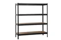 SCHULTE Regalwelt Schwerlastregal XXL, 4 MDF-Böden, 180x160x60 cm, 250kg/Boden,