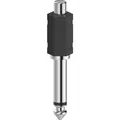Hama Audio-Adapter, Cinch-Kupplung - 6,3-mm-Klinken-Stecker Mono (Audio Splitter) (00205188)
