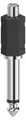 Hama Audio-Adapter Cinch - 6,3mm-Klinke, Mono