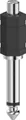Hama 00205188 Kabeladapter RCA 6,3 Schwarz - Silber (00205188)