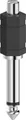 Hama 00205188 Cinch / Klinke Audio Adapter [1x Cinch-Buchse - 1x Klinkenstecker 6.35 mm] Schwarz