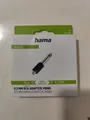 Hama Audio Klinken-Cinch-Adapter Jack 6,3mm/Cinch M/W Mono Schwarz