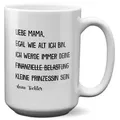 22Feels Tasse Mama Geschenk von Tochter Muttertag Geburtstag Mutter Weihnachten Frau, Keramik, XL, Made In Germany, Spülmaschinenfest weiß