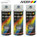 3x Motip Hitzefest Motor-/Schalldämpferlack Klarlack 400ml