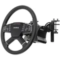 MOZA Racing MOZA Truck Driving Simulator Bundle Lenkrad für Truck und Farming-Simulatoren, originalgetreu im LKW-Look, 400 mm Durchmesser RS071