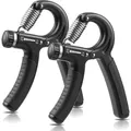 Handtrainer, Unterarmtrainer, Griffkraft Trainer, Fingertrainer, 2er Set, ver...
