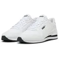 PUMA ST RUNNER V4 L Sneaker mit Retro-Style, mit SOFTFOAM+ Einlegesohle, mit Gummilaufsohle weiß 44 EU