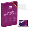 atFoliX Glasfolie kompatibel mit Apple MacBook Pro 2017 13 inch incl. Touch Bar Panzerfolie, 9H Hybrid-Glass FX Schutzpanzer Folie (1er Set)