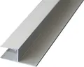 Gutta Alu U-Profil Lasche längs für 16 mm Doppelstegplatten L = 4000 mm