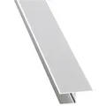 Alu-U-Profil 16mm Befestigungslasche längs silber eloxiert 4000 mm lang