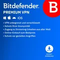 Bitdefender Premium VPN (10 Geräte – 1 Jahr) EU 24/7 Blitzversand