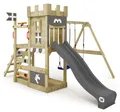 Spielturm Wickey RoyalFlyer mit Schaukel und Sandkasten in Anthrazit