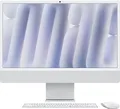 Apple iMac 2024 24.0 Standardglas M4 10-Core CPU 10-Core GPU 24GB RAM 512GB SSD Magic Keyboard mit TouchID - MCR24D/A silber