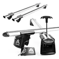 AGURI Runner II | Kompatibel mit Opel Astra Sports Tourer Kombi 2010+ | Dachgepäckträger Dachträger | Geeignet zur Befestigung von Dachboxen, Fahrradträger, Leiter | Robuste Konstruktion aus Alu | TÜV