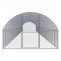 vidaXL Hühnerstall, Outdoor-Hühnerstall 3x24x2 m Verzinkter Stahl