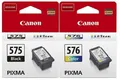 Canon PG-575 CL-576 PG-575XL CL-576XL für PIXMA TS3550i TS3751i TR4750i TR4756i