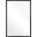 Beliani Wandspiegel MORLAIX Schwarz 4x60x90