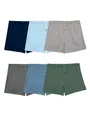 Fruit of the Loom Herren-Boxershorts, ettiketfrei, gestrickt, lockere Passform, feuchtigkeitsableitend, farblich sortierte Multipacks, Small
