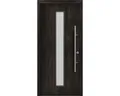 Haustür EcoStar ISOPRO Secur IPS 020S 1100 x 2100 mm Rechts night oak inkl. Besc