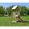 WENDITOYS Kletterspielturm "Panda", BxHxT: 270 x 270 x 290 cm, natur - braun