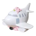 Dekofigur Dekofigur Spardose "Hochzeits-Flugzeug" Just Married