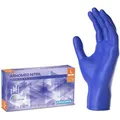 Arnomed Einmalhandschuhe Nitril Ocean Blue, blau, 100 Stück, Nitril, chemikalienbeständig, lebensmittelecht, Größe L