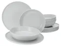 CreaTable, 16737, Chef Collection Weiss, Tafelservice 12-tlg, Porzellan