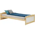 Idimex Einzelbett, Natur, Holz, 90x200 cm, FSC Mix, Schlafzimmer, Betten