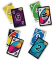 Mattel Games UNO FLIP! Kartenspiel mit beidseitig bedruckten Karten, für 2-10 Spieler