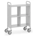 FETRA - Bürowagen 4872 Tischwagen Aktenwagen Ladefläche 720 x 350 mm    - grau -