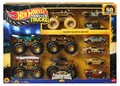 Hot Wheels Toy Cars & Trucks, Monster Trucks Trophy Champions Collection with Di