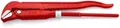 KNIPEX Rohrzange 45° rot pulverbeschichtet 320 mm